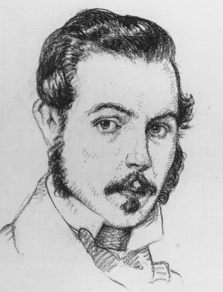 Archibald Scott Couper. Photograph of drawing (not before 1860).