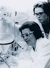 Darleane Hoffman in the early days of her career.